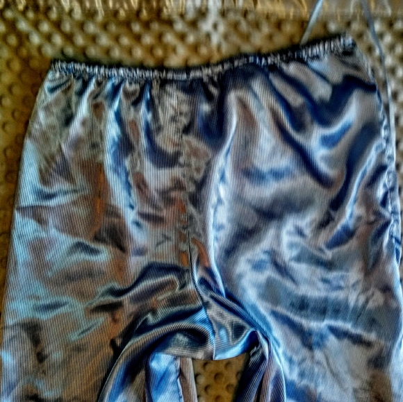 Seceret Treasures Pajama's Size Large Blue Silky - Picture 10 of 13